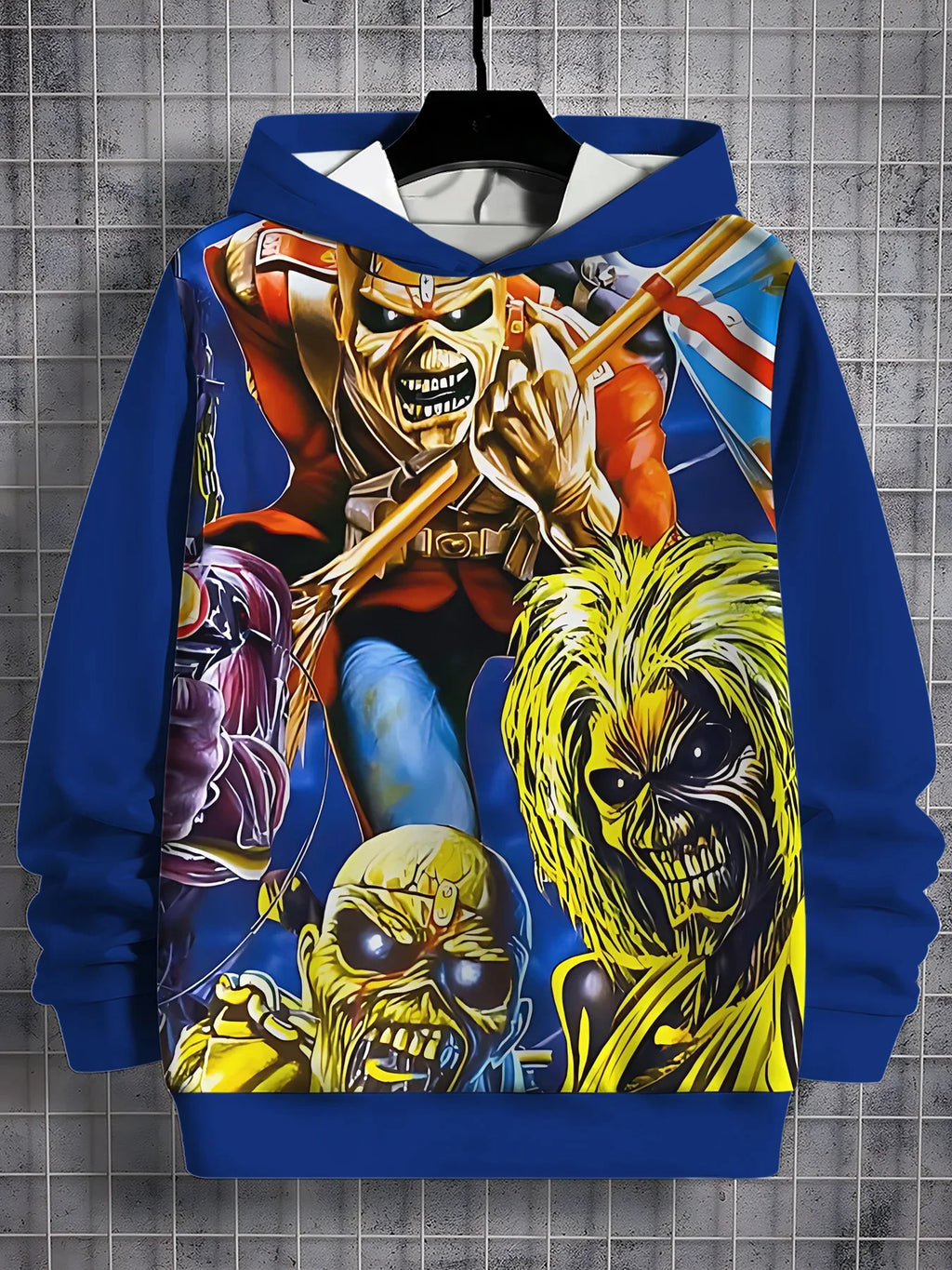 هودي ألبوم Iron Maiden الجديد لعام 2025 للرجال والنساء، سترة ثلاثية الأبعاد سريعة الجفاف قابلة للتنفس، تي شيرت كبير الحجم