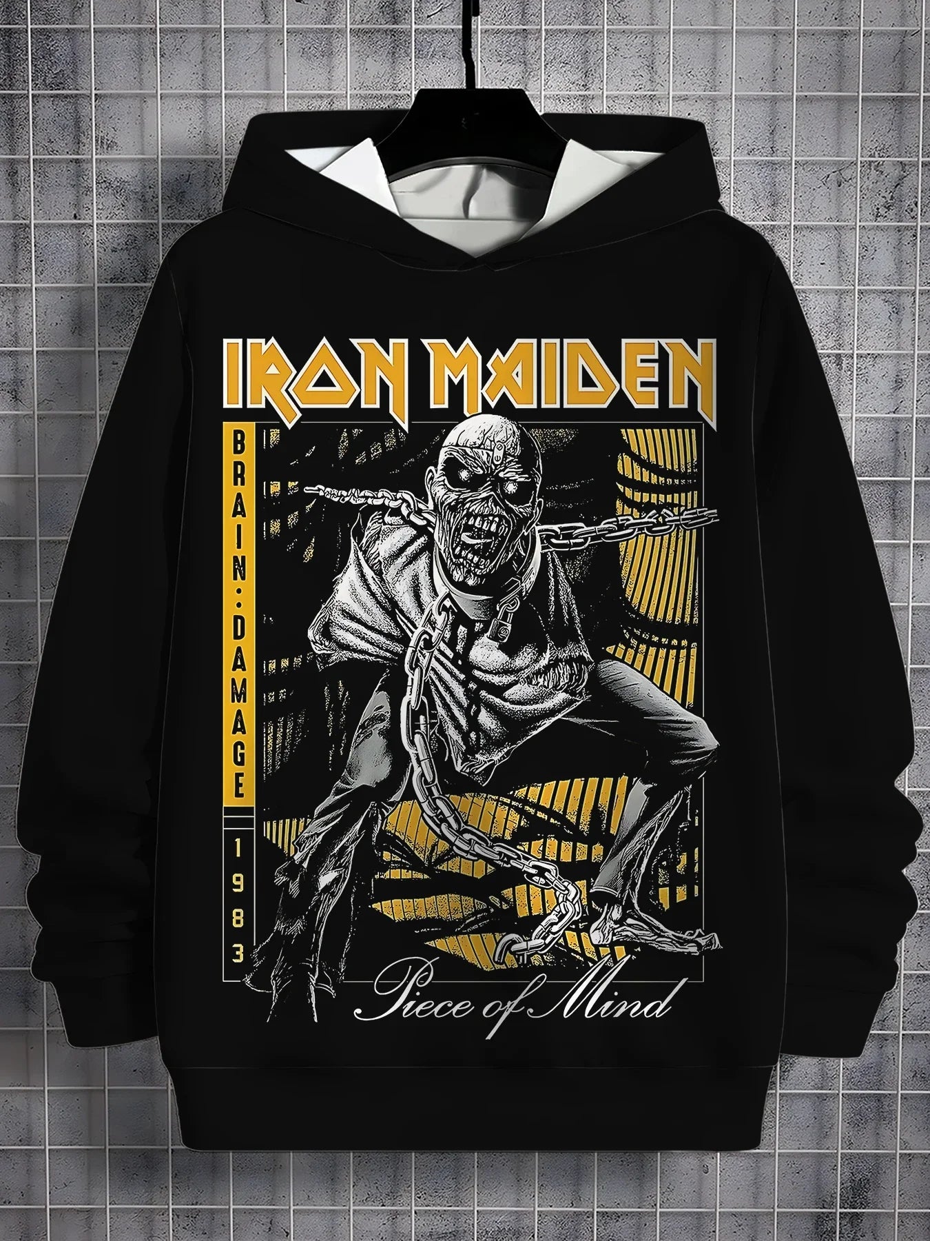 هودي ألبوم Iron Maiden الجديد لعام 2025 للرجال والنساء، سترة ثلاثية الأبعاد سريعة الجفاف قابلة للتنفس، تي شيرت كبير الحجم