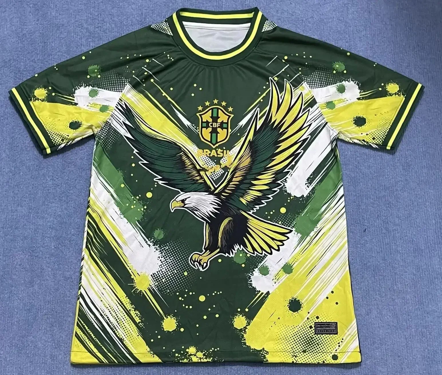 3Dprint Sport Quick-dry Breathable Men Tshirt Brazilian City Edition Training Football Jersey Parentchild Short-sleeve Adult Top