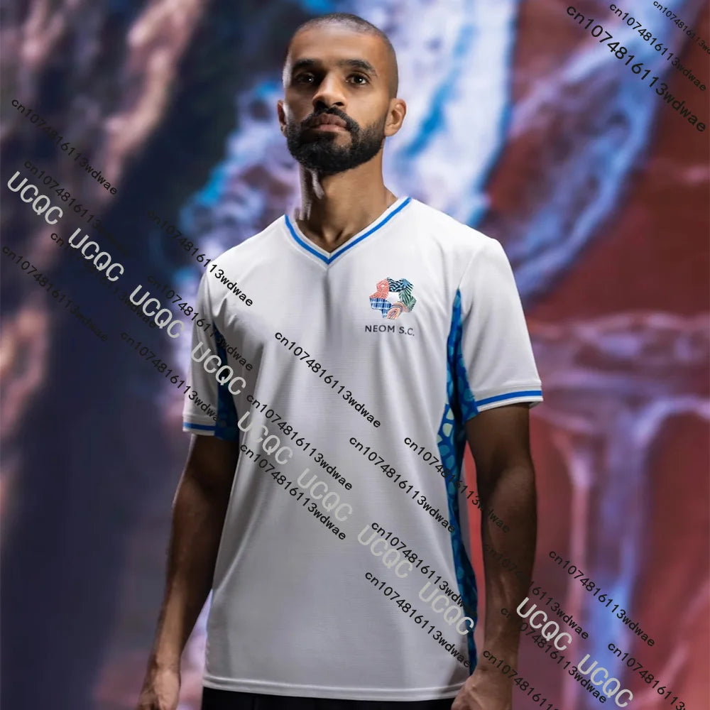 New Hot-selling 25/26 Saudi Arabia Football Neom Sports Jersey Men Tshirt Quick-Dry 3D Breathable New Training Match Jerseys