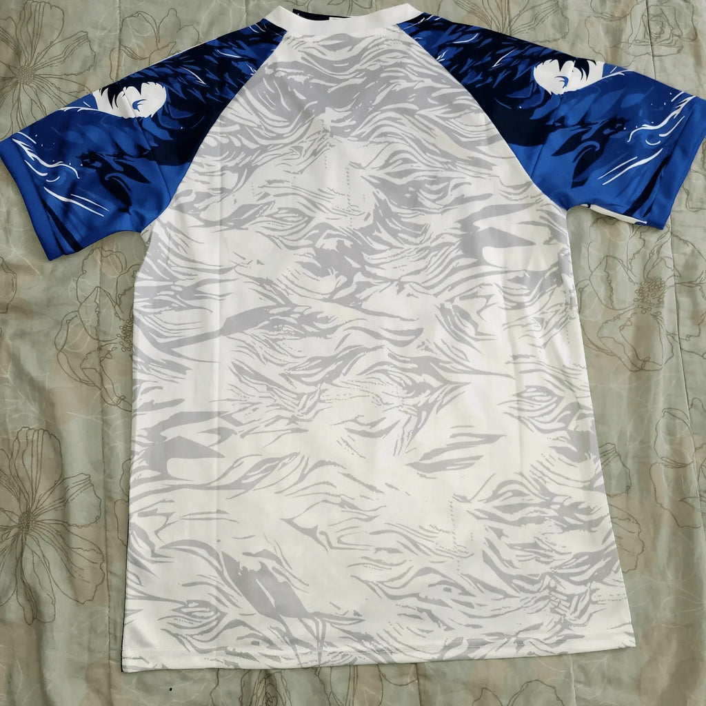 Japanese Football Suit Special Blue Sakura Dragon Edition 2025 Women Sports T-shirt Breathable Quick Drying Summer Women T-shirt
