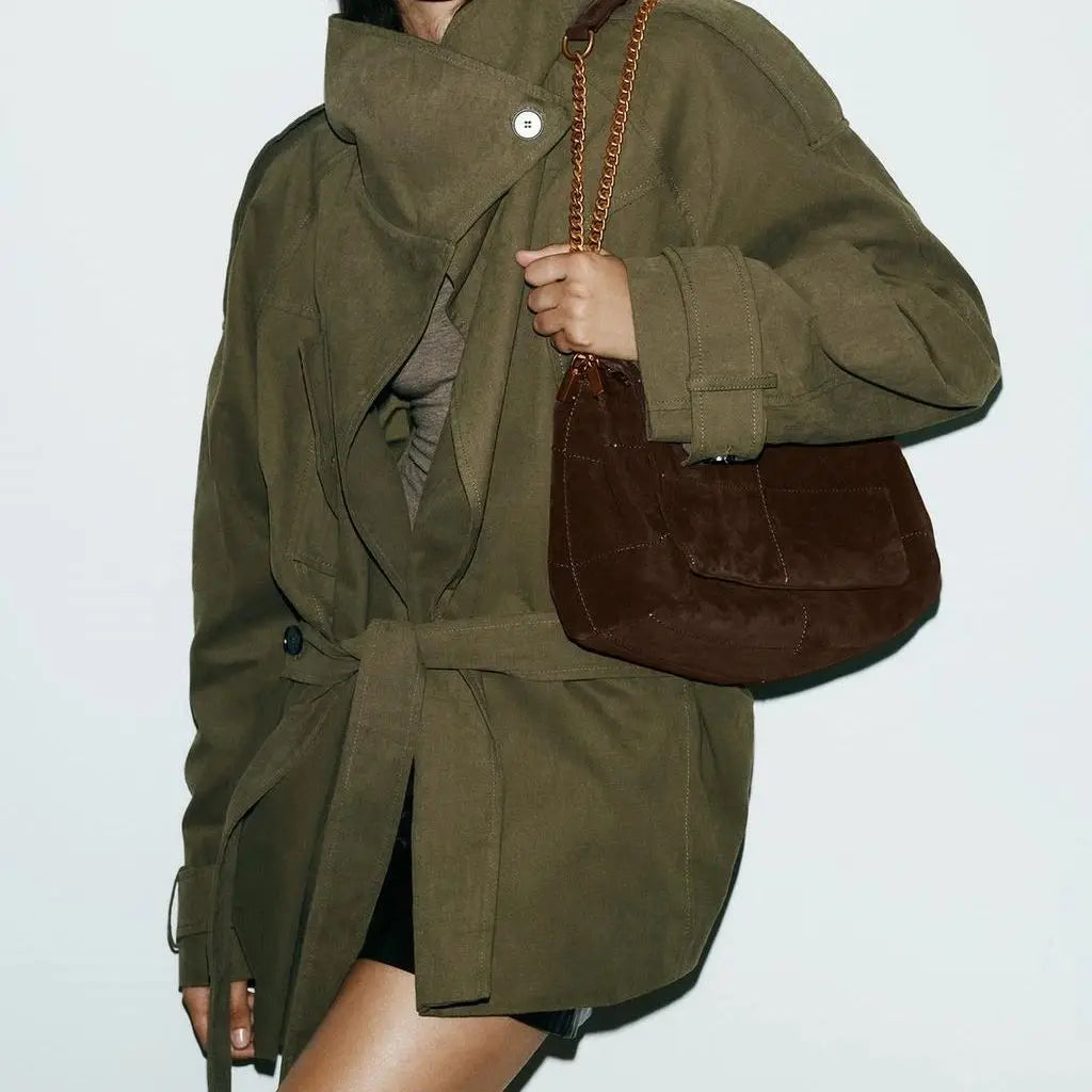 حقيبة كتف نسائية بسلاسل، حقيبة كتف مبطنة عتيقة، حقائب يد بتصميم فاخر وعصري جديد للسيدات