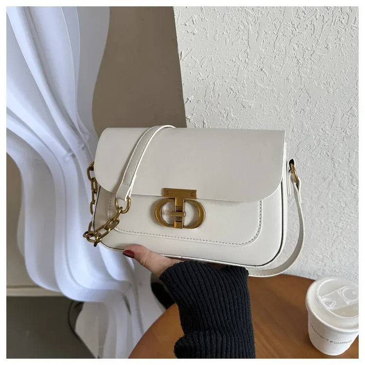 حقيبة صغيرة ريترو حقيبة كتف نسائية أصلية أنيقة حقيبة يد لكبار السن حقيبة تحت الإبط