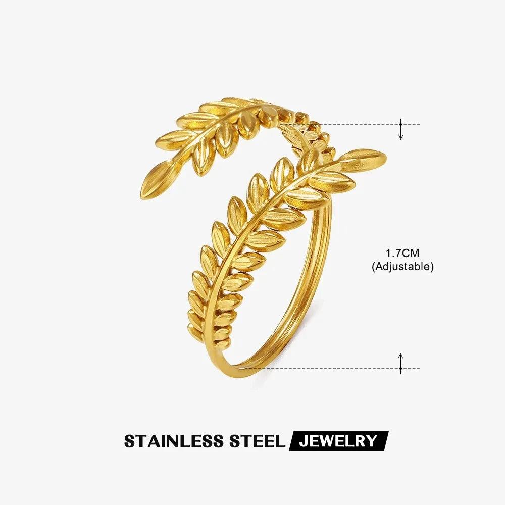 خواتم من الفولاذ المقاوم للصدأ 316L للنساء، لون ذهبي، خاتم نسائي، خاتم رجالي، خاتم زفاف، مجوهرات فاخرة عالية الجودة، 48 تصميمًا