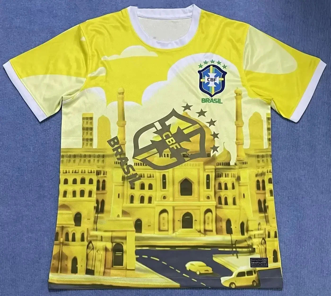 3Dprint Sport Quick-dry Breathable Men Tshirt Brazilian City Edition Training Football Jersey Parentchild Short-sleeve Adult Top