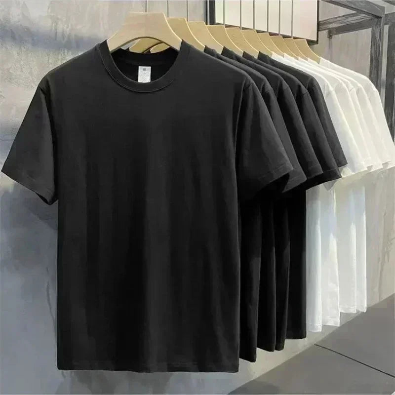 2025 Hot Selling New Printed T-shirt Fashion Short Sleeve Comfortable Round Neck T-shirt Men's and Women's Children's Clothing