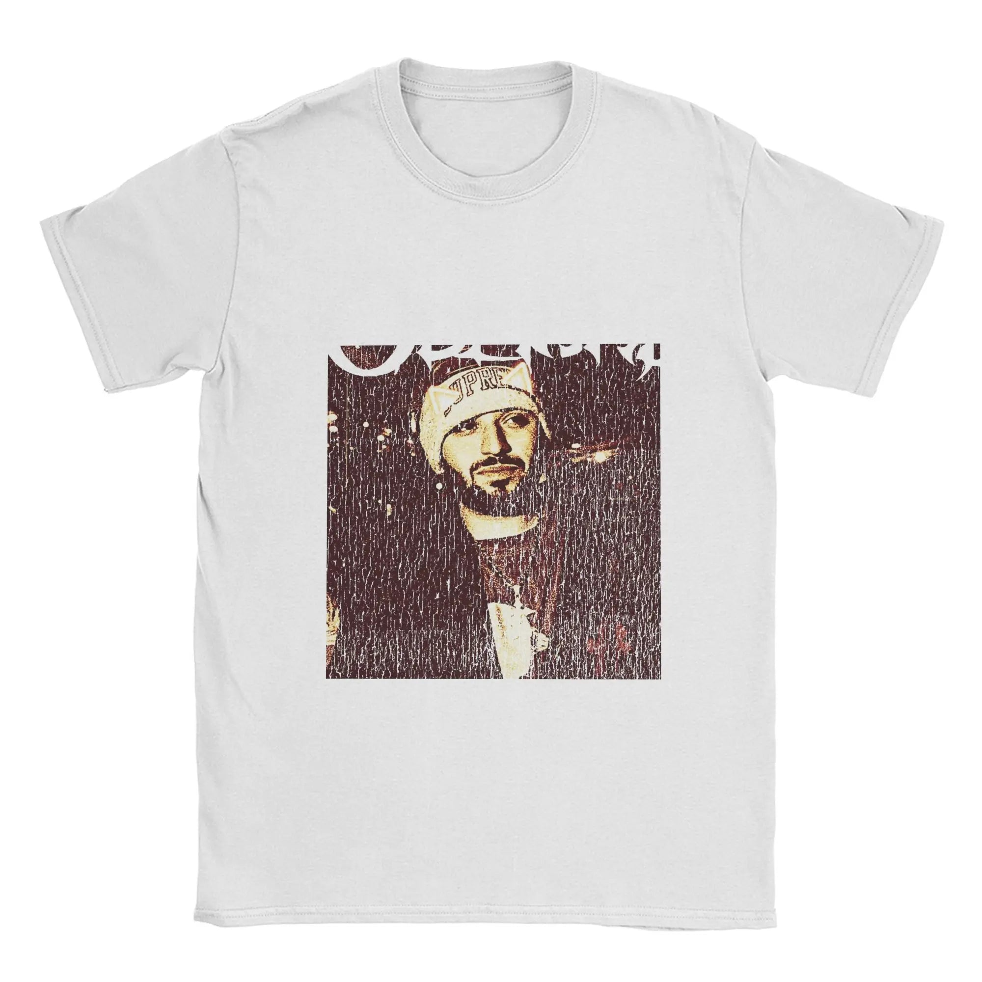 تي شيرت أوديتاري رجالي عصري بتصميم عتيق من الجرونج، تي شيرت قطني برقبة دائرية وأكمام قصيرة، ملابس صيفية