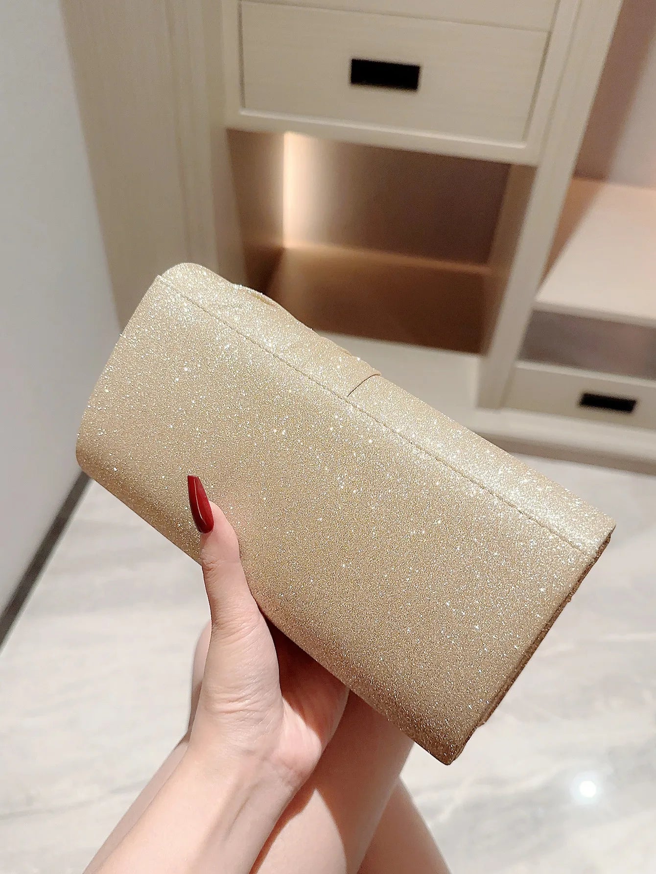 حقيبة سهرة نسائية كلاسيكية بتصميم متقاطع لامع، حقيبة يد، حقيبة حفلات، حقيبة سهرة، حقيبة فستان، حقيبة زفاف