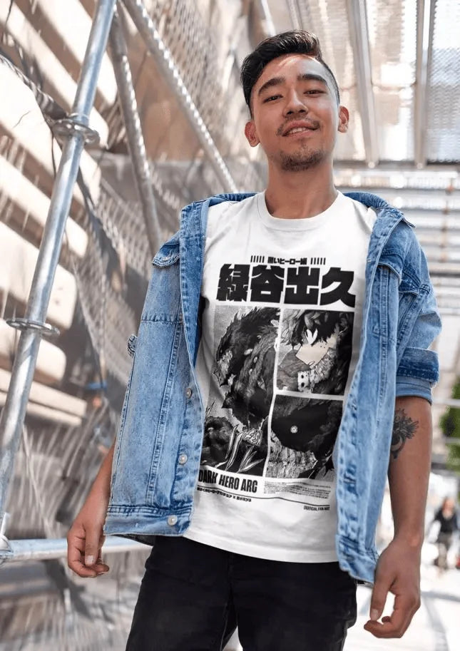 تي شيرت ديكو إيزوكو ميدوريا هيرو باكوغو أنمي هدية قميص جميع المقاسات