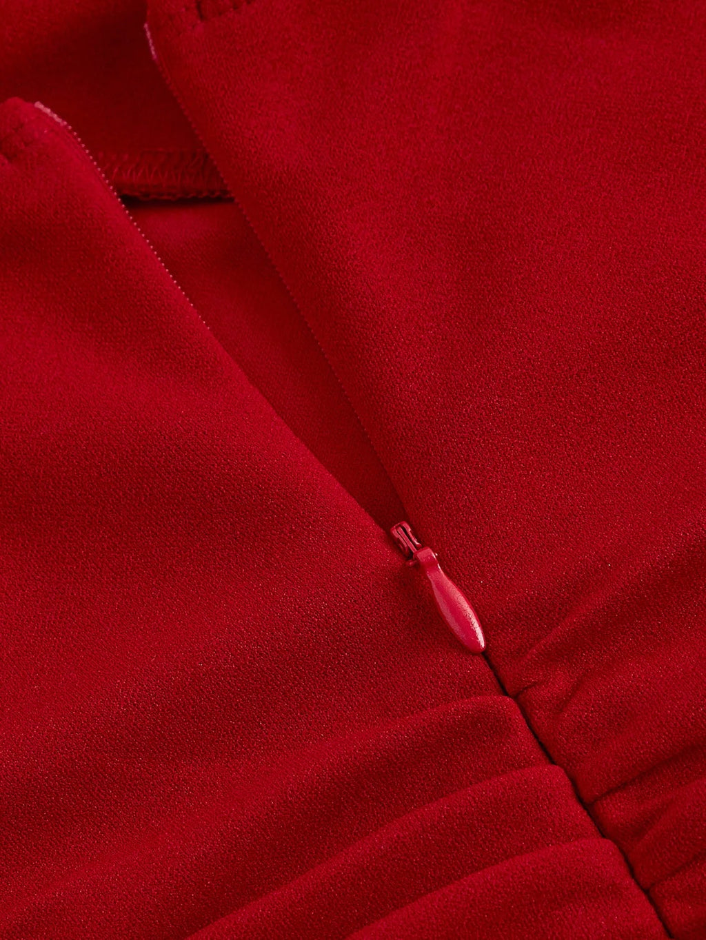 Red Bow Halter Dress Female New Autumn Spice Girl Pleatedming Solid Color Dress