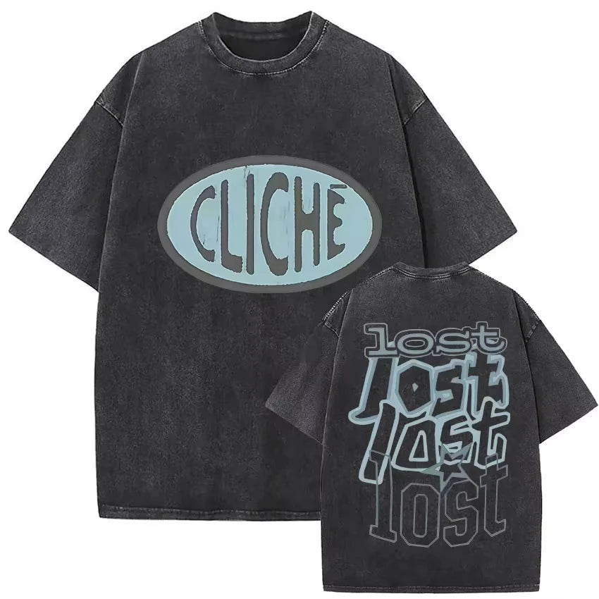 تي شيرت رجالي ونسائي صيفي بأكمام قصيرة من القطن بتصميم عتيق من مجموعة MGK Lost Americana Tour 2025-2026، هدية للمعجبين