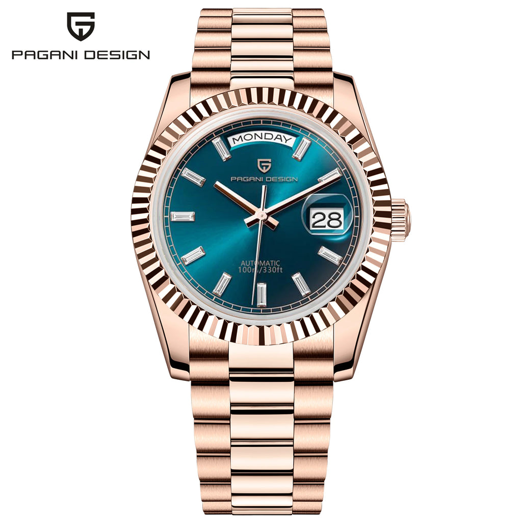 ساعات رجالية PAGANI DESIGN 2025 الجديدة DD36 من أفضل العلامات التجارية الفاخرة الميكانيكية الأوتوماتيكية للرجال ساعة يد AR Sapphire للرجال 10Bar ST16
