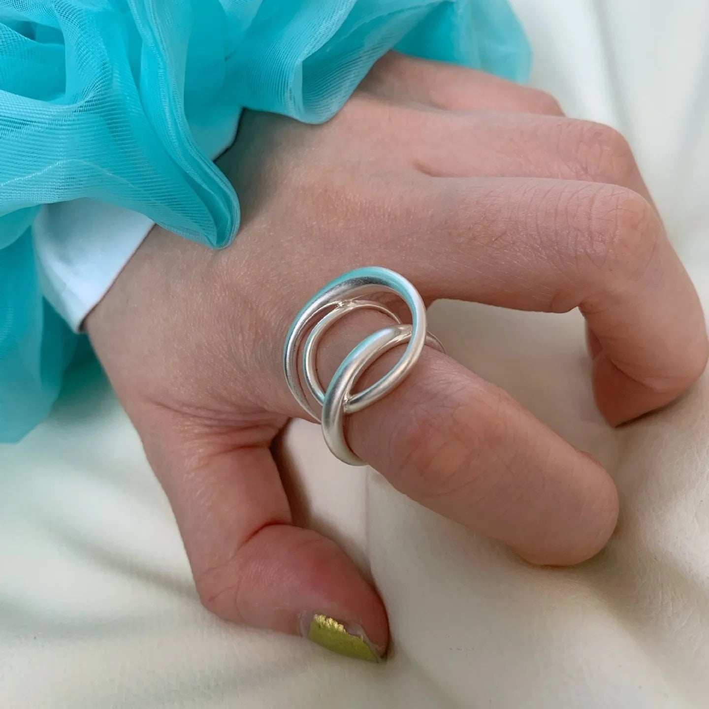 خاتم سام باندا من الفضة الإسترليني عيار 925 بتصميم هندسي مرصع بالكريستال للنساء، بيضاوي الشكل، بتصميم بانك مميز على شكل قطرة ماء، هدية مجوهرات، خدمة توصيل مباشرة