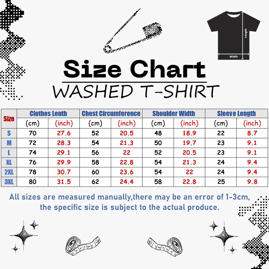 25 New Hot Anime Demon Slayer Agatsuma Zenitsu T-shirt Men Washed Cotton Casual Loose Harajuku Male Vintage Tees Tops