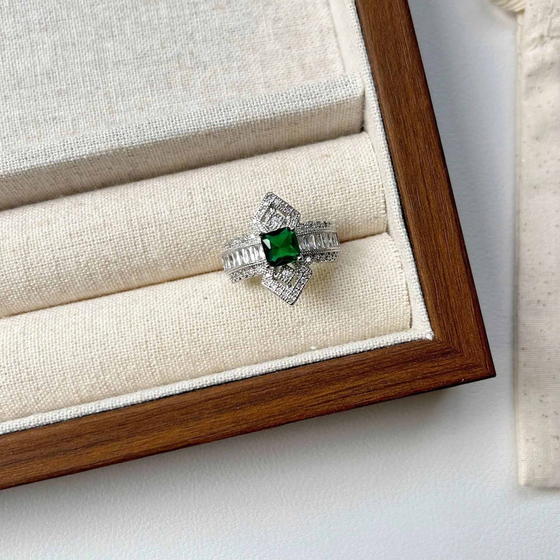 خاتم سام باندا من الفضة الإسترليني عيار 925 بتصميم هندسي مرصع بالكريستال للنساء، بيضاوي الشكل، بتصميم بانك مميز على شكل قطرة ماء، هدية مجوهرات، خدمة توصيل مباشرة