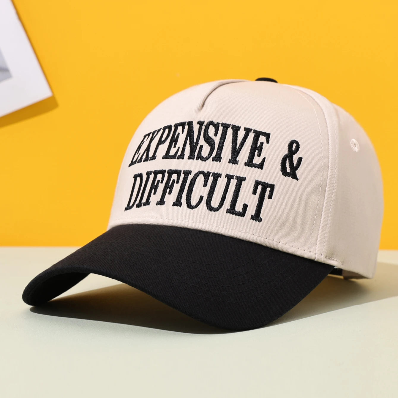 قبعة بيسبول صلبة عالية الجودة بألوان متداخلة، قبعة سائق شاحنة كلاسيكية مزينة بحروف، قبعة واقية من الشمس مناسبة لجميع الفصول