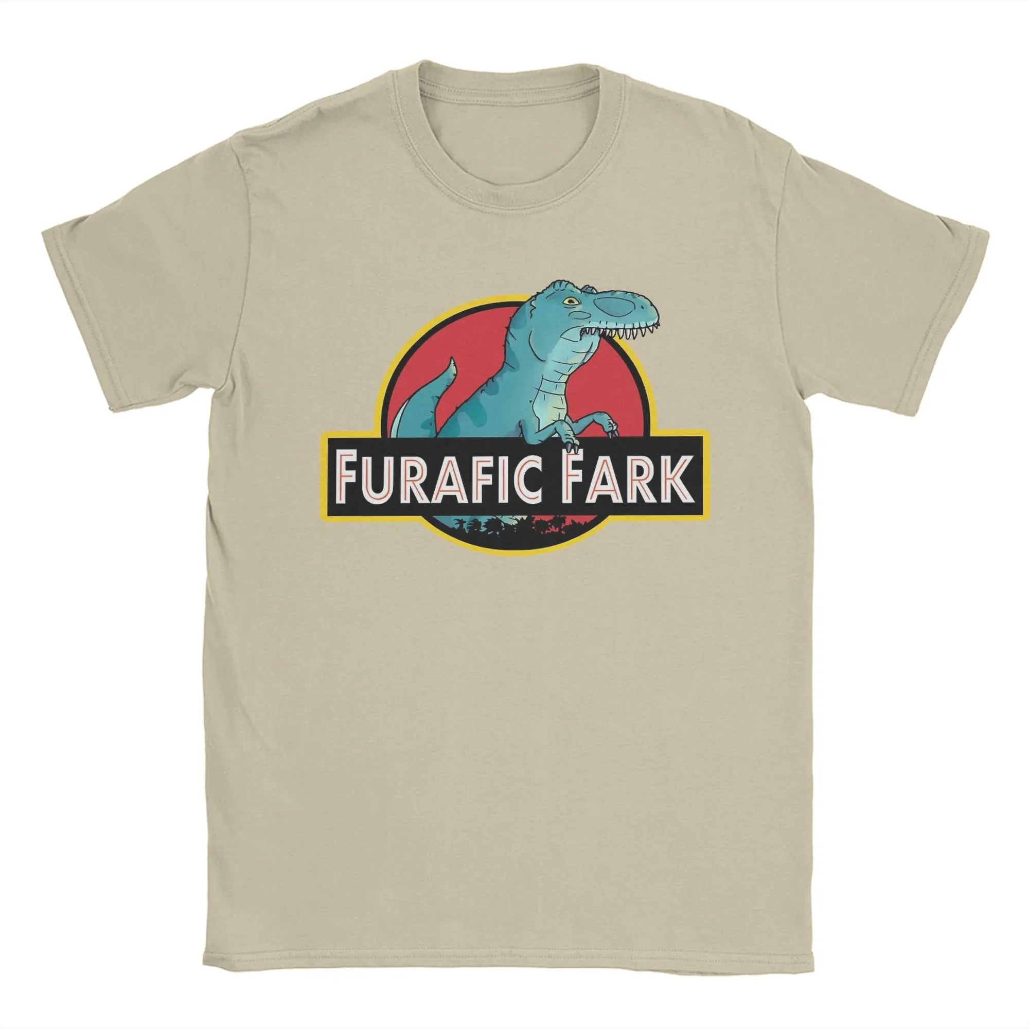 تي شيرت رجالي Furafic Fark 2 من القطن الخالص، ملابس فريدة من نوعها بأكمام قصيرة ورقبة دائرية ومقاسات كبيرة