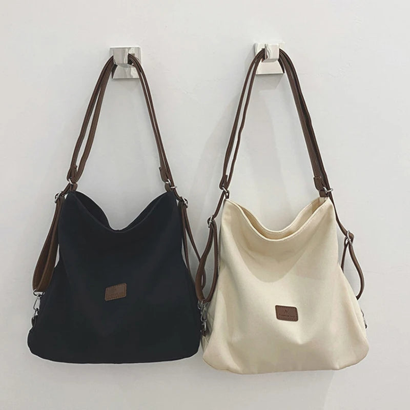 حقيبة كتف كروسبودي نسائية بمقبض علوي، حقائب يد فاخرة مصممة من النايلون، حقيبة يد نسائية كاجوال، حقيبة ظهر سفر عادية