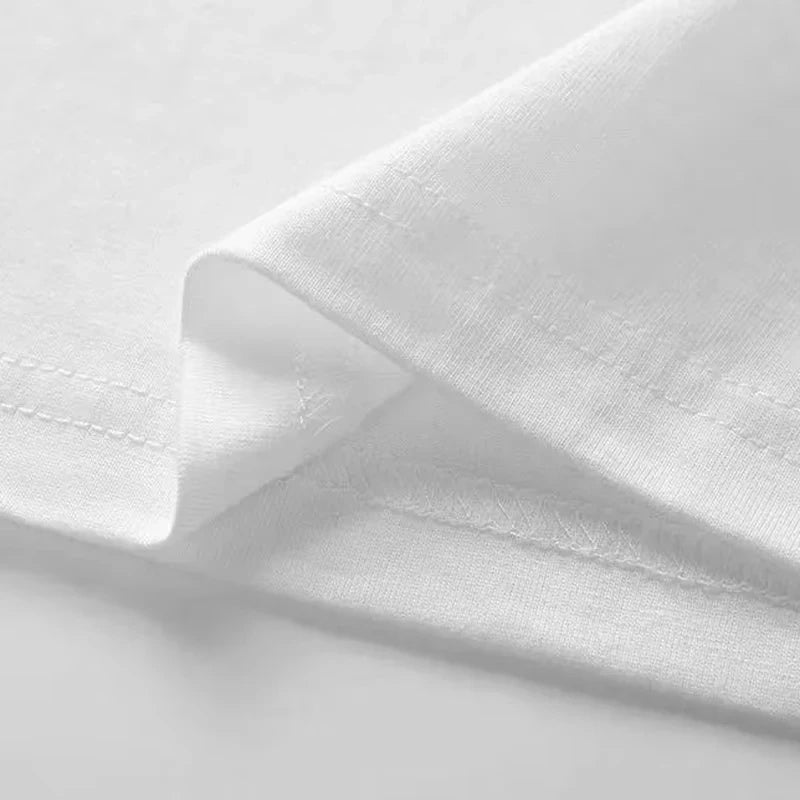 تيشيرت صيفي جديد لعام 2025 من أنمي بليتش، بتصميم روكيا كوتشيكي إلهة الموت، ثقيل الوزن، بأكمام قصيرة، بنمط هاراجوكو الكلاسيكي.