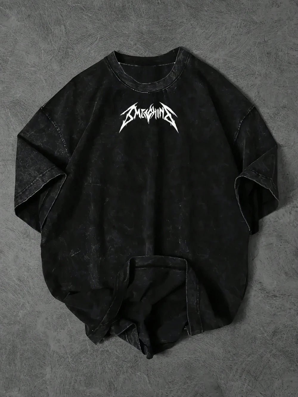 تي شيرت رجالي كاجوال بتصميم ريترو مغسول من Y2g، بلوزة رياضية بيضاء ثقيلة الوزن بأكمام قصيرة وطبعة حروف يونانية