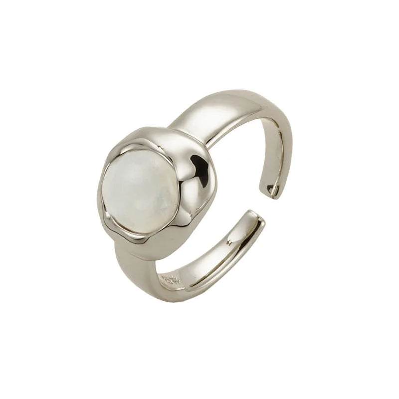 خاتم سام باندا من الفضة الإسترليني عيار 925 بتصميم هندسي مرصع بالكريستال للنساء، بيضاوي الشكل، بتصميم بانك مميز على شكل قطرة ماء، هدية مجوهرات، خدمة توصيل مباشرة