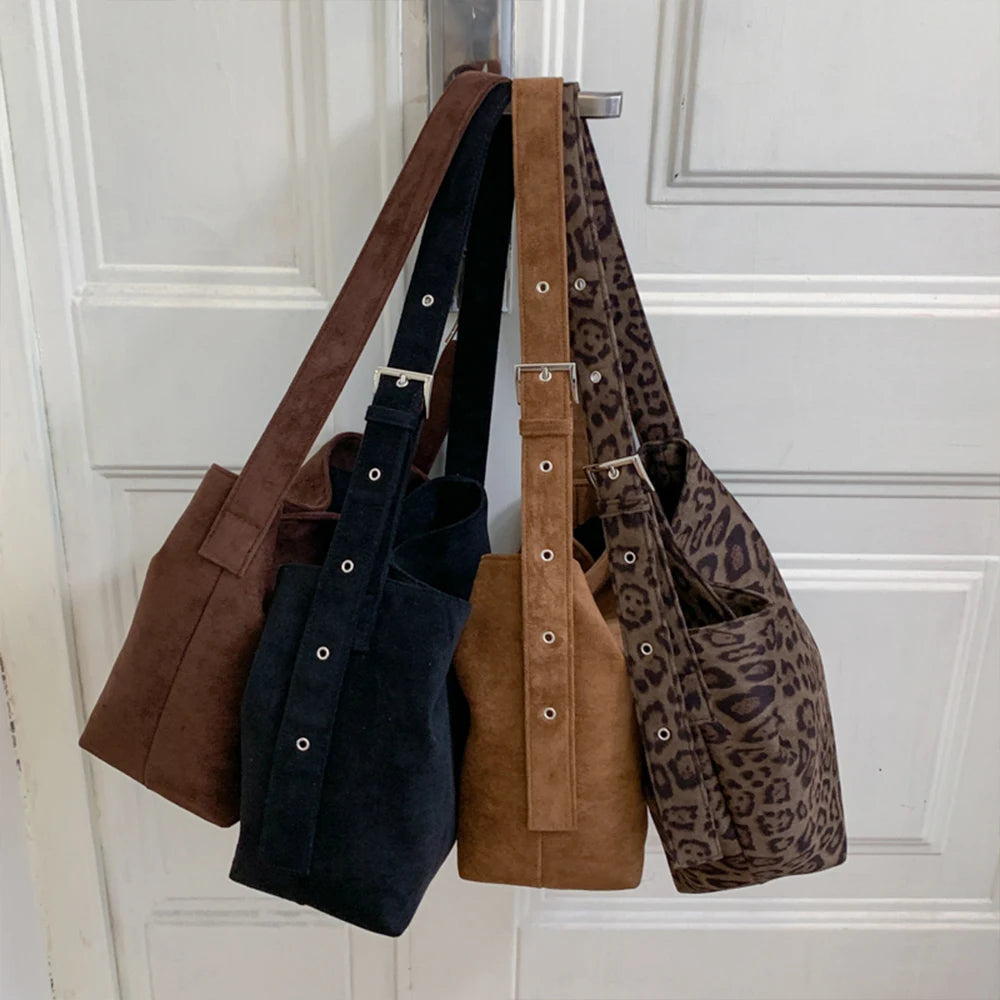 حقيبة كتف واحدة متعددة الاستخدامات بتصميم كلاسيكي مطبوع عليه جلد الفهد، حقيبة توت للتنقل، حقيبة كتف واحدة متعددة الاستخدامات بتصميم كلاسيكي مطبوع عليه جلد الفهد، حقيبة كتف واحدة متعددة الاستخدامات بتصميم كلاسيكي