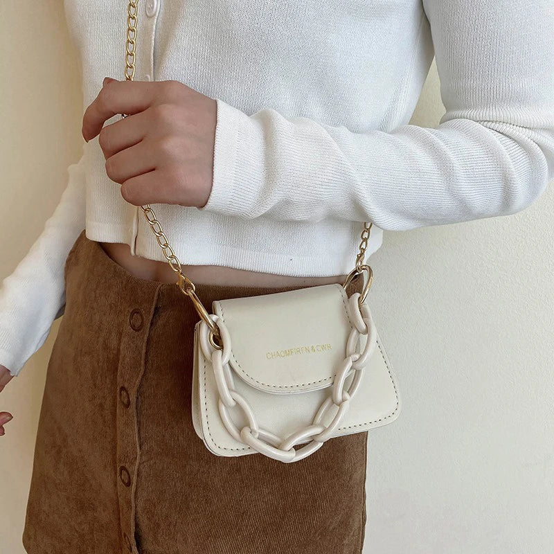 Wholesale of Korean Mini Jelly Bags, New Acrylic Chain Crossbody Bags, Versatile and Popular Hand-held Women's Bags