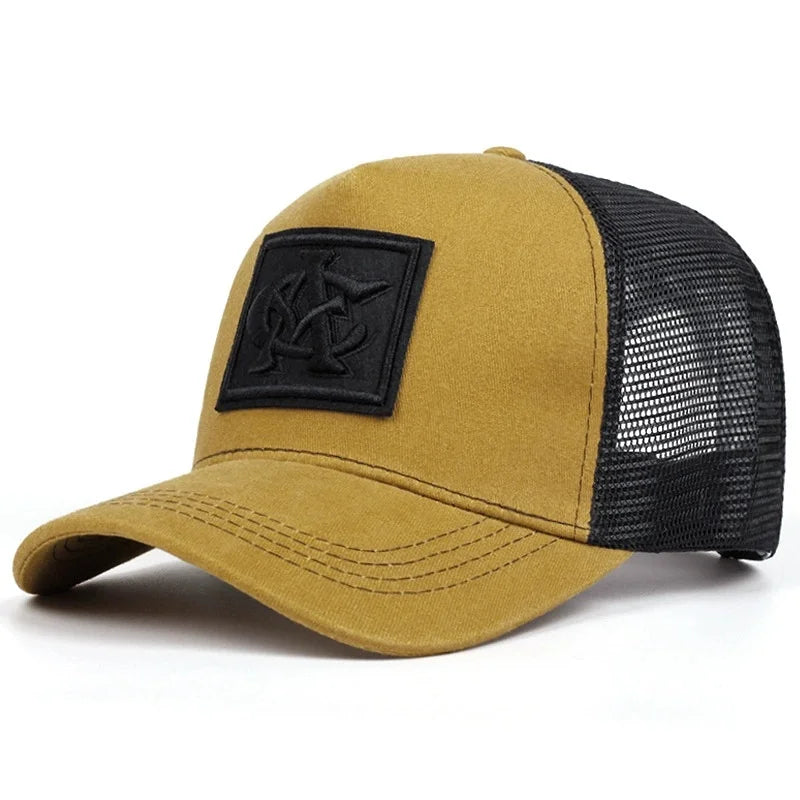 قبعات هيب هوب عصرية للجنسين مطرزة بحروف CA للربيع والخريف قبعات بيسبول كاجوال قابلة للتعديل وقبعة واقية من الشمس