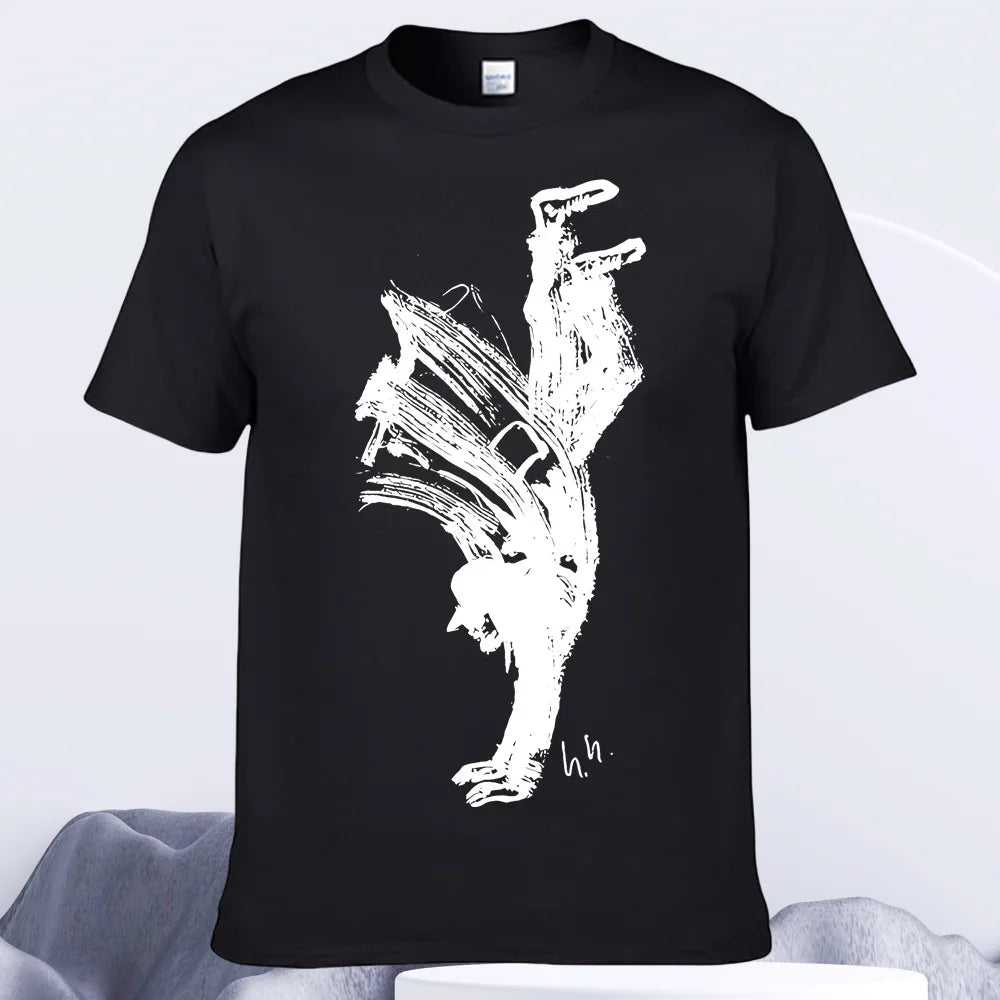 2025 Hot Selling New Printed T-shirt Fashion Short Sleeve Comfortable Round Neck T-shirt Men's and Women's Children's Clothing