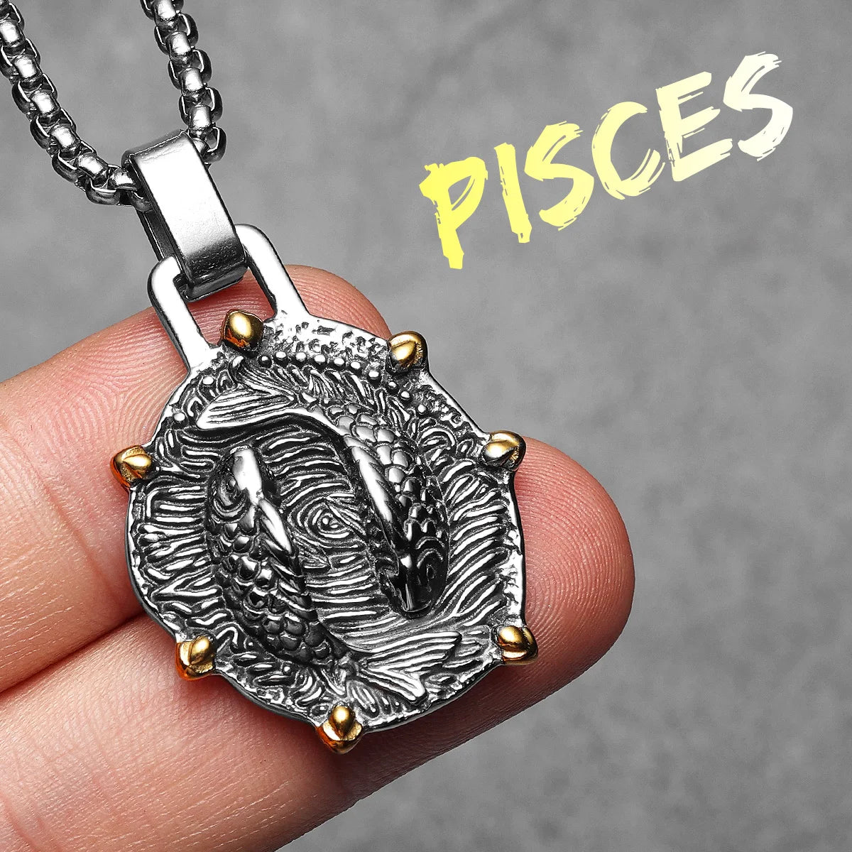 قلادات رجالية من الفولاذ المقاوم للصدأ على شكل اثني عشر كوكبة، سلسلة قلادة، هدايا للأزواج، مجوهرات عصرية للنساء، هدايا بالجملة، شحن مباشر