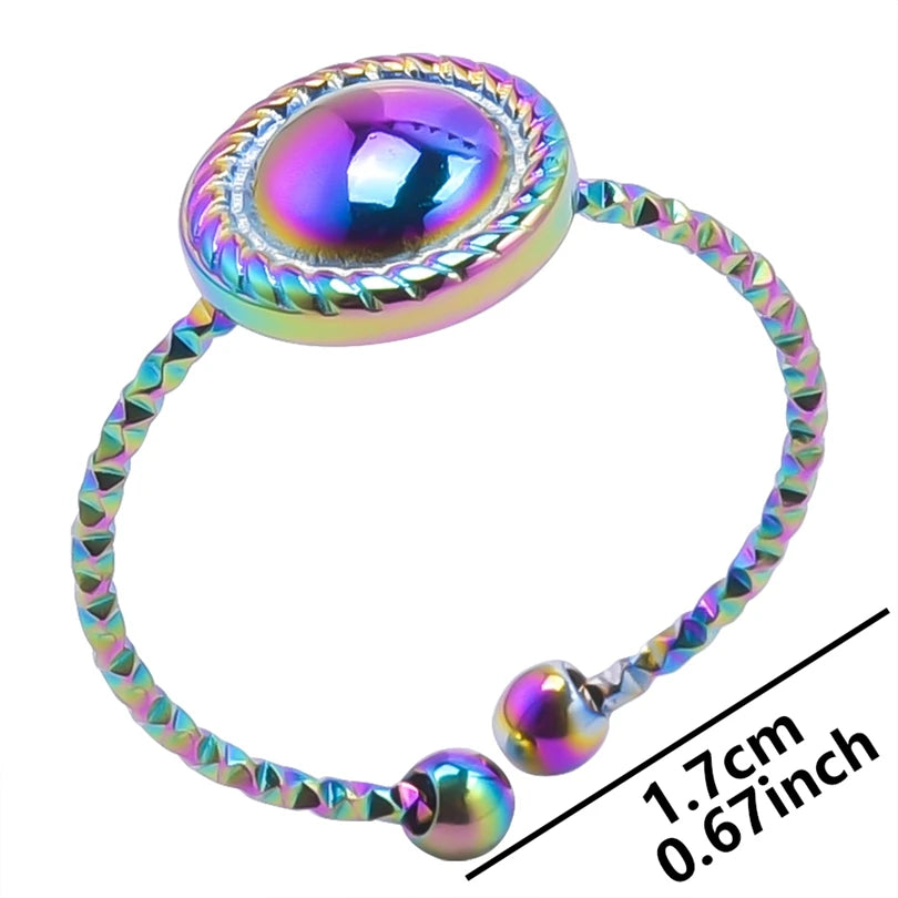 5 قطع من الخواتم الرقيقة المصنوعة من الفولاذ المقاوم للصدأ، إكسسوارات مجوهرات نسائية، خواتم مفاصل الأصابع، هدية مجوهرات عصرية للفتيات، لا يتغير لونها أبدًا