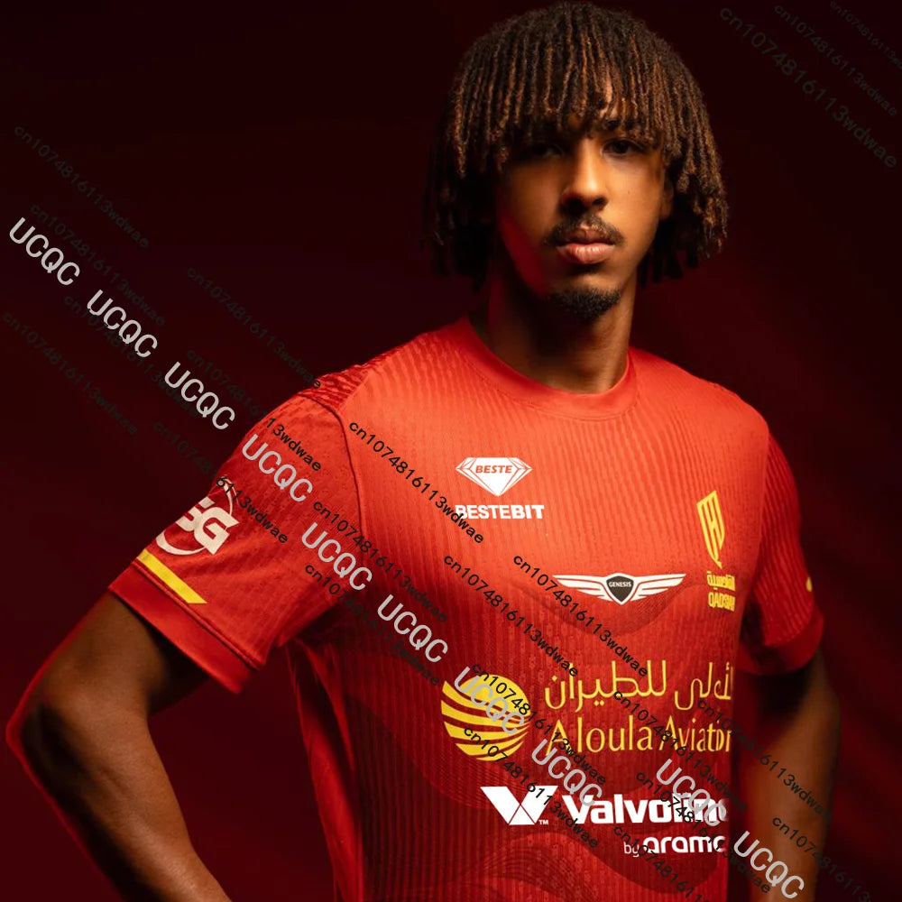 New Hot-selling 25/26 Saudi Arabia Football Al Qadisiyah Jersey Men Tshirt Quick-Dry 3D Breathable Training Match Soccer Jerseys