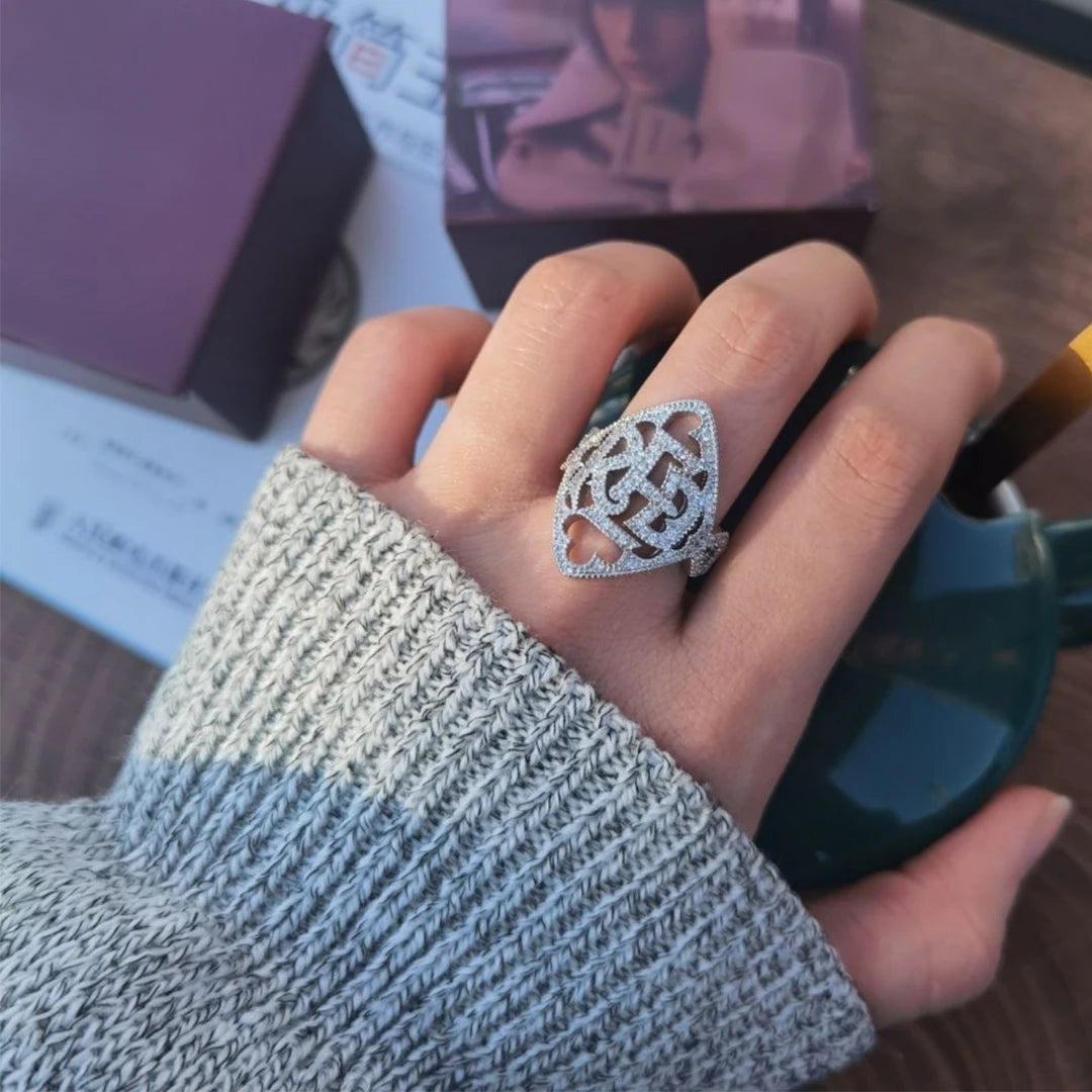 مجوهرات رائجة خاتم أحمر من الفضة الإسترلينية عيار 925 للرجال والنساء، مجوهرات حفلات عصرية من تايلور جوليري