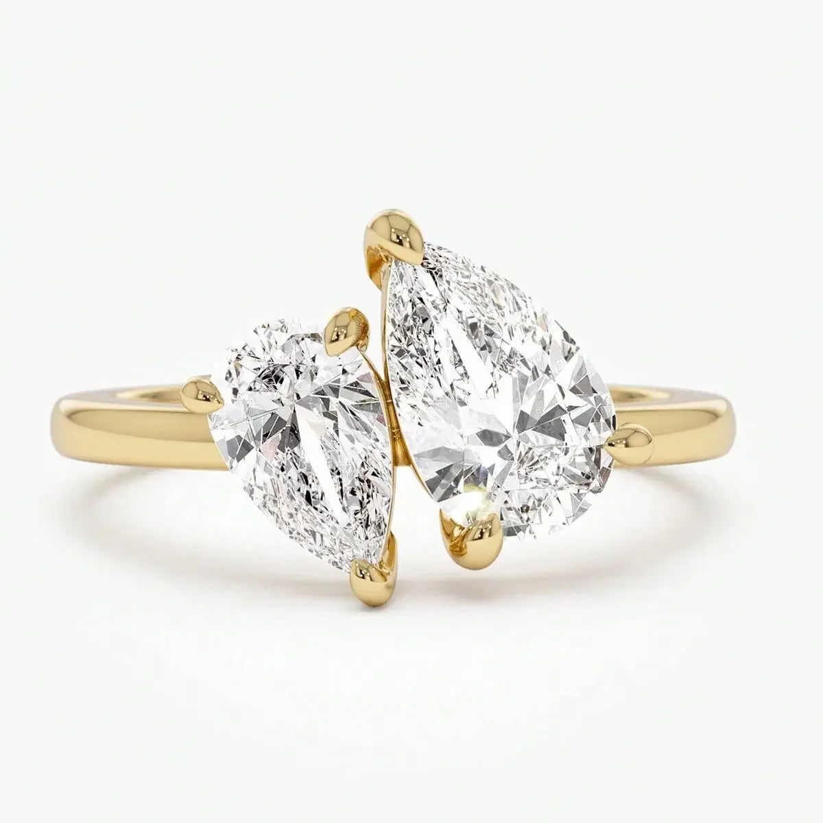 خاتم فضة إسترليني عيار 925 بتصميم كلاسيكي بسيط مرصع بالزركون على شكل قطرة ماء، مناسب للنساء، للخطوبة والزفاف، مجوهرات فاخرة عالية الجودة