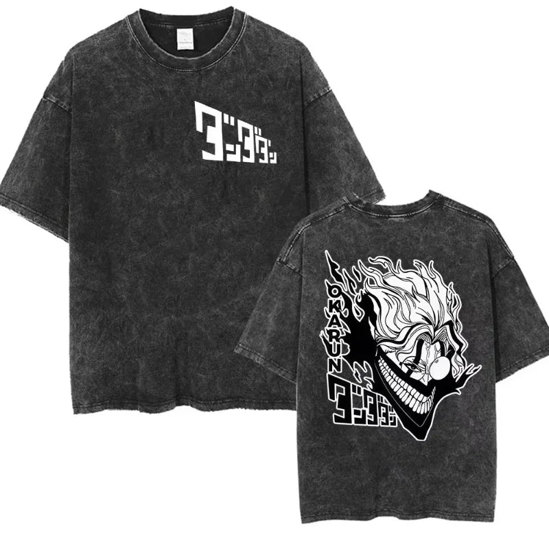 25 تيشيرتات جديدة من الرسوم المتحركة Dandadan Okarun Dan Da Dan جرافيكية عتيقة مغسولة للرجال والنساء ملابس عصرية تيشيرتات بأكمام قصيرة ومقاسات كبيرة