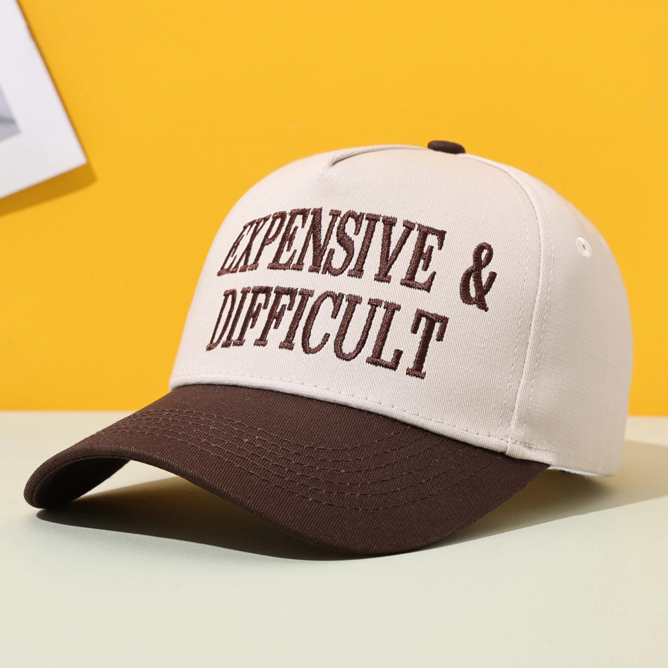 قبعة بيسبول صلبة عالية الجودة بألوان متداخلة، قبعة سائق شاحنة كلاسيكية مزينة بحروف، قبعة واقية من الشمس مناسبة لجميع الفصول