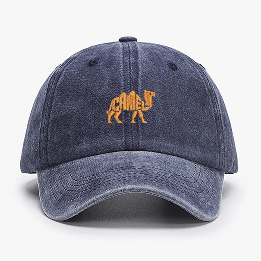 قبعات بيسبول قطنية عتيقة مطرزة برسومات حيوانات رائعة للرجال والنساء، قبعة مغسولة رياضية للصيد والأب، قبعة صيفية مدببة