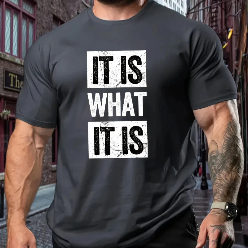 تي شيرت أسود مطبوع عليه أزياء، مقاس كبير 1XL-7XL، تي شيرت كاجوال للرجال والأولاد بأكمام قصيرة، تي شيرت قطني كامل، ملابس للرجال 110-190 كجم