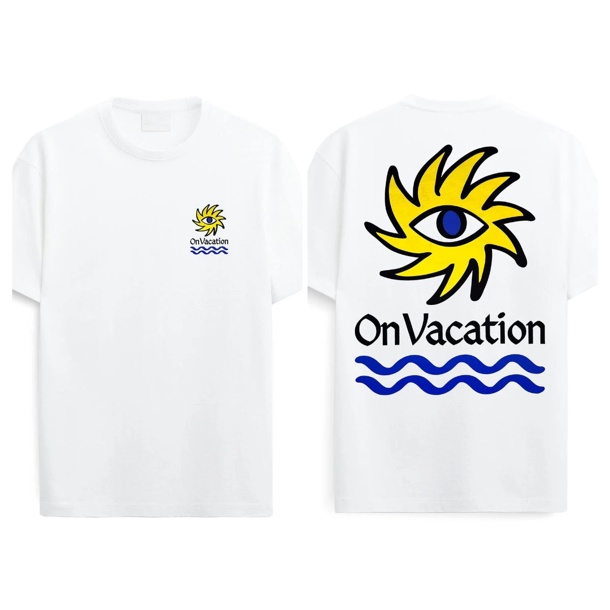 Sports Fashion Brand Summer Printed Cotton Short-sleeved Crew Neck High Quality Outdoor Surfing Top Casual Loose T-shirt Unisex