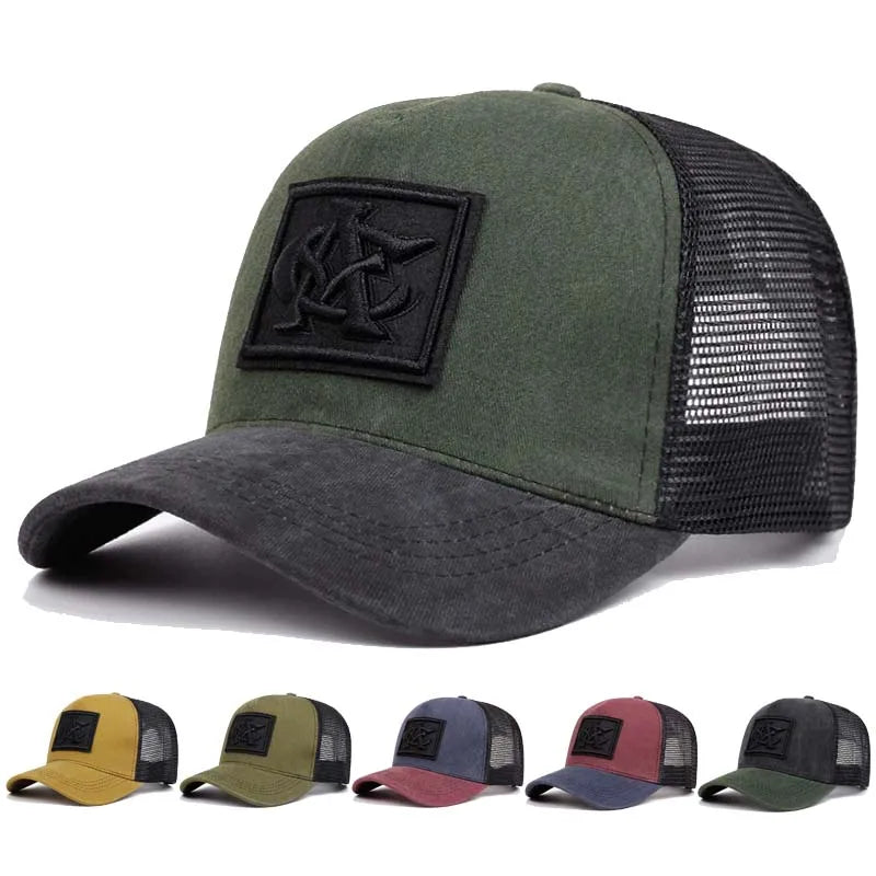 قبعات هيب هوب عصرية للجنسين مطرزة بحروف CA للربيع والخريف قبعات بيسبول كاجوال قابلة للتعديل وقبعة واقية من الشمس