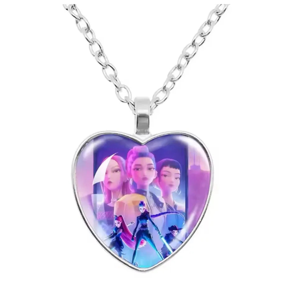 سوار من الخرز الزجاجي مصنوع يدويًا من خرزات K-Pop Demon Hunters لعام 2025 من Huntr-x Rumi Zoey Mira أساور للجنسين مجوهرات إكسسوارات هدايا للمعجبين