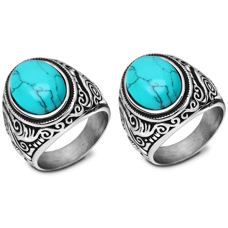 خاتم رجالي فاخر مرصع بالعقيق الأسود، مصنوع من التيتانيوم الصلب، بتصميم كلاسيكي أنيق، مثالي كهدية أو هدية مميزة للرجال. مناسب للحفلات والمناسبات الخاصة. خدمة التوصيل المباشر متوفرة.