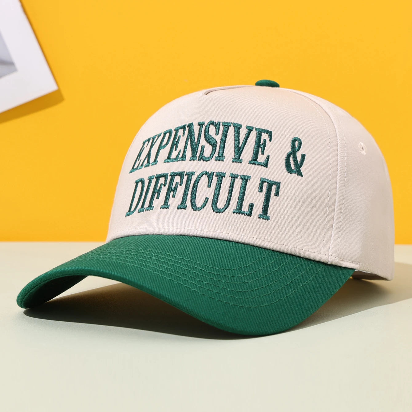 قبعة بيسبول صلبة عالية الجودة بألوان متداخلة، قبعة سائق شاحنة كلاسيكية مزينة بحروف، قبعة واقية من الشمس مناسبة لجميع الفصول