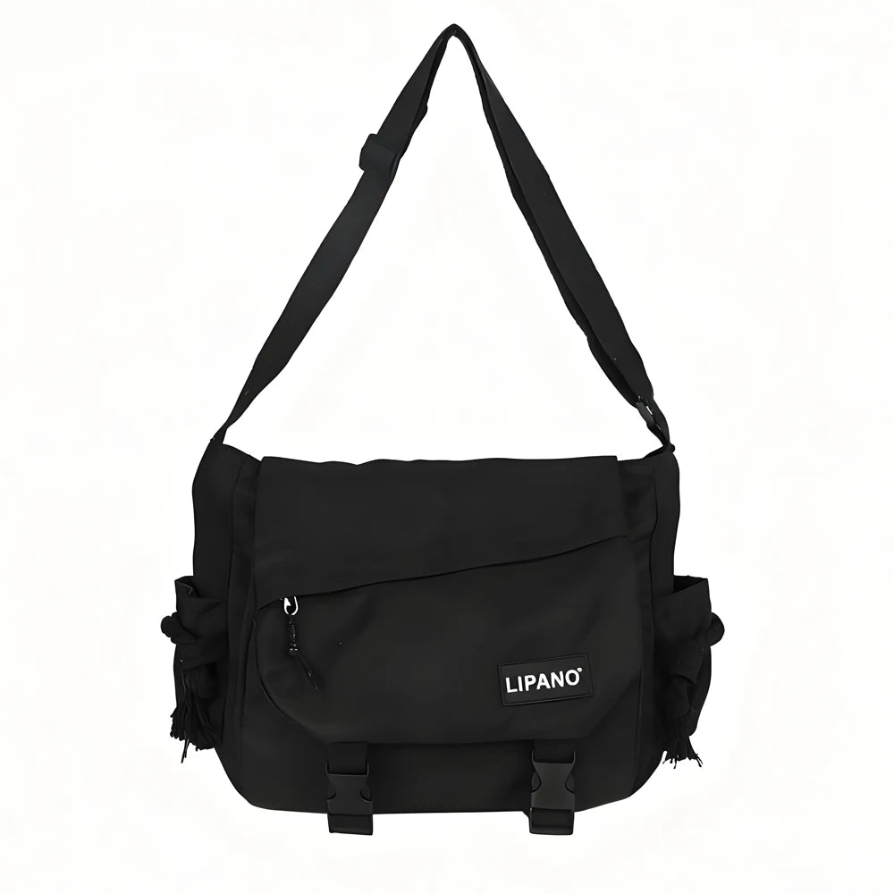 حقيبة كتف كبيرة السعة حقيبة كروس بودي ريترو ملابس عمل حقائب ساعي البريد للنساء حقائب يد من النايلون