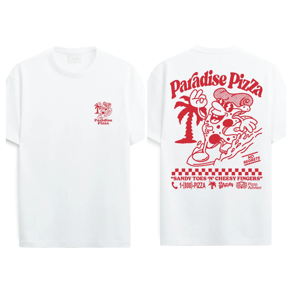 Sports Fashion Brand Summer Printed Cotton Short-sleeved Crew Neck High Quality Outdoor Surfing Top Casual Loose T-shirt Unisex