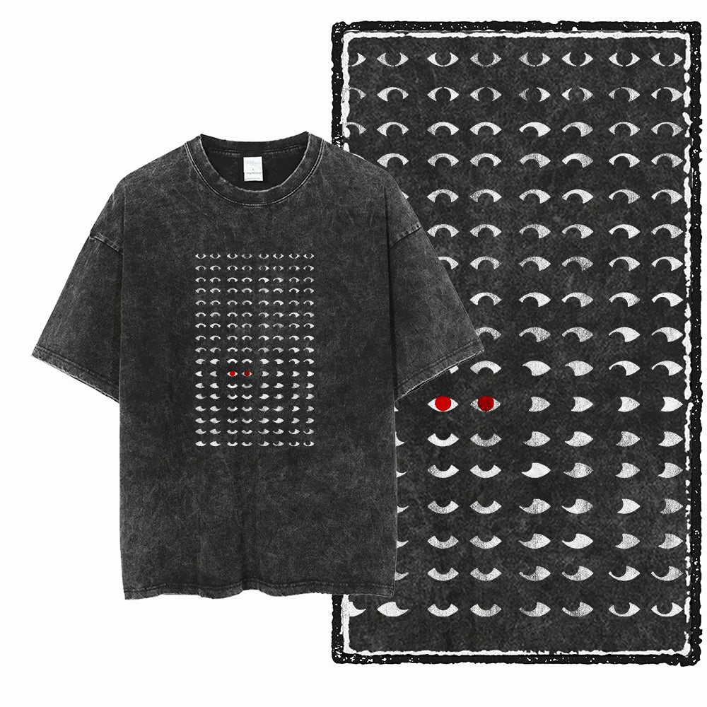 تيشيرت قطني مطبوع عليه قطة من COOLMIND DB، بتصميم حصري للجنسين، مغسول بحمض، برسومات مميزة، مناسب لملابس الشارع العصرية، متوفر بمقاسات كبيرة.