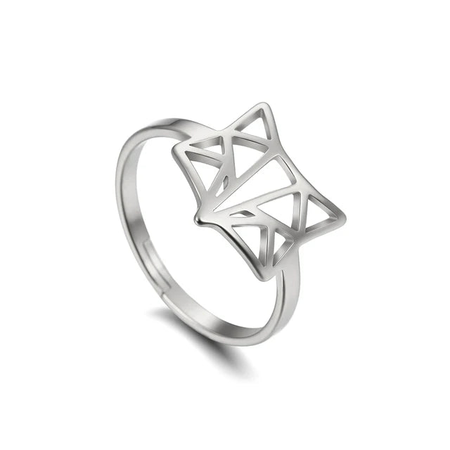 خاتم تيمر من الفولاذ المقاوم للصدأ، خواتم نسائية وفتيات وأزواج، بتصميمات على شكل قلب، مخلب قطة، زهرة، ثعبان، نجمة، موسيقى، خاتم قابل للتعديل، هدية مجوهرات