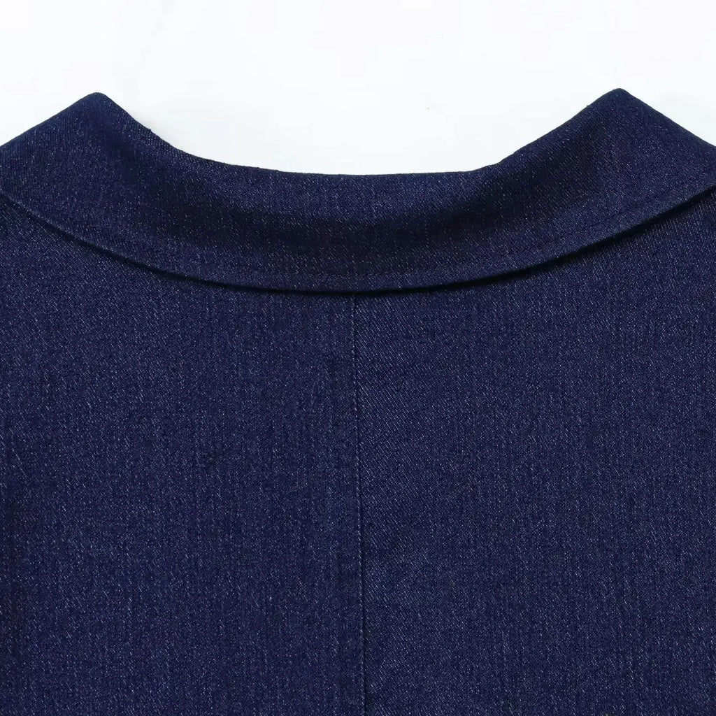 قميص بولو جينز عصري جديد من DiYiG WOMAN 2025، مناسب لجميع الأوقات، بأكمام قصيرة، تي شيرت فضفاض، توب نسائي