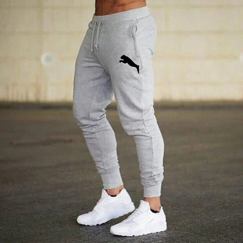 2024 Spring summer men's casual pants fitness jogging pants Harajuku street pants slim pants sports casual breathable thin pants