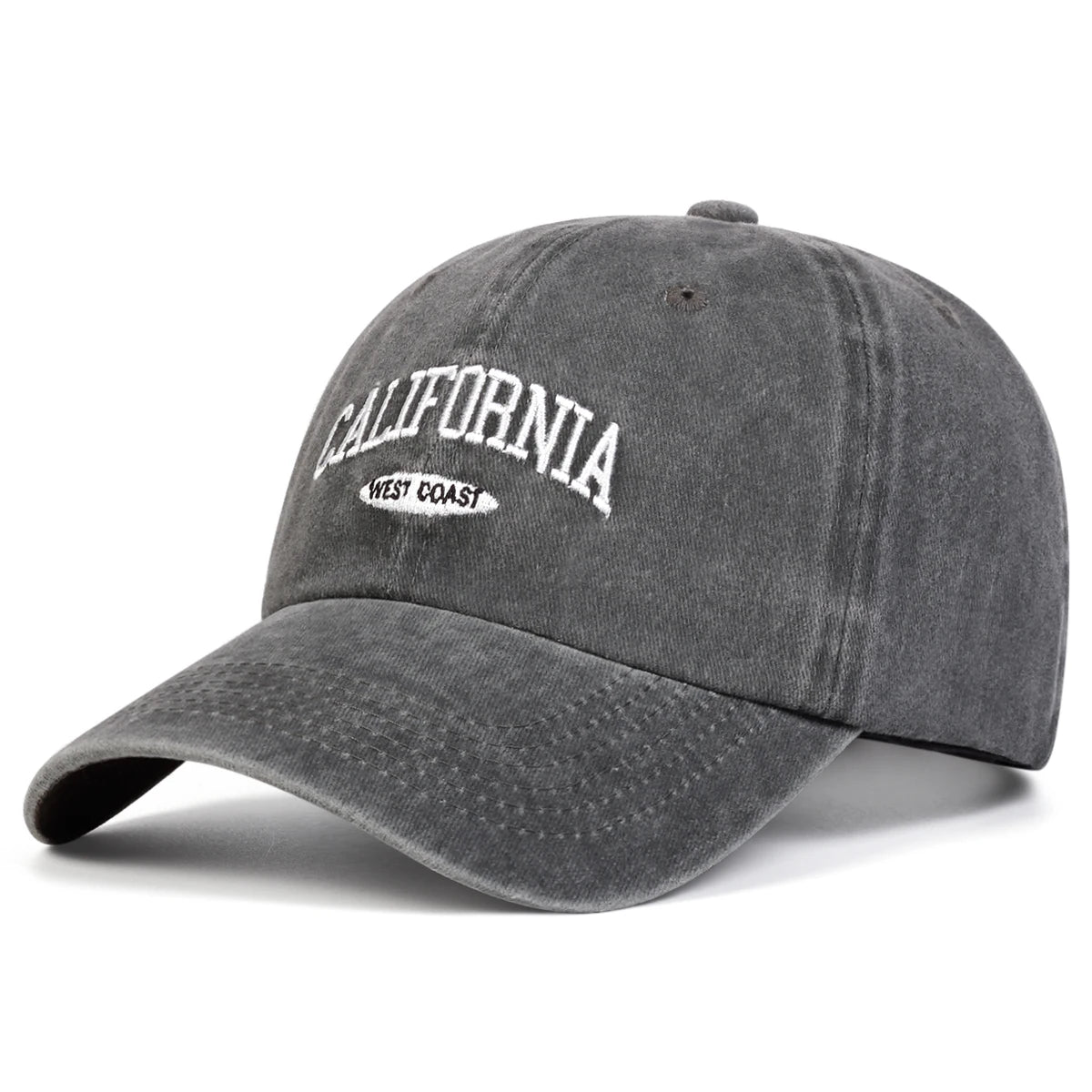 قبعات بيسبول للجنسين من كاليفورنيا مطرزة بحروف قابلة للتعديل للربيع والخريف، قبعات كاجوال واقية من الشمس